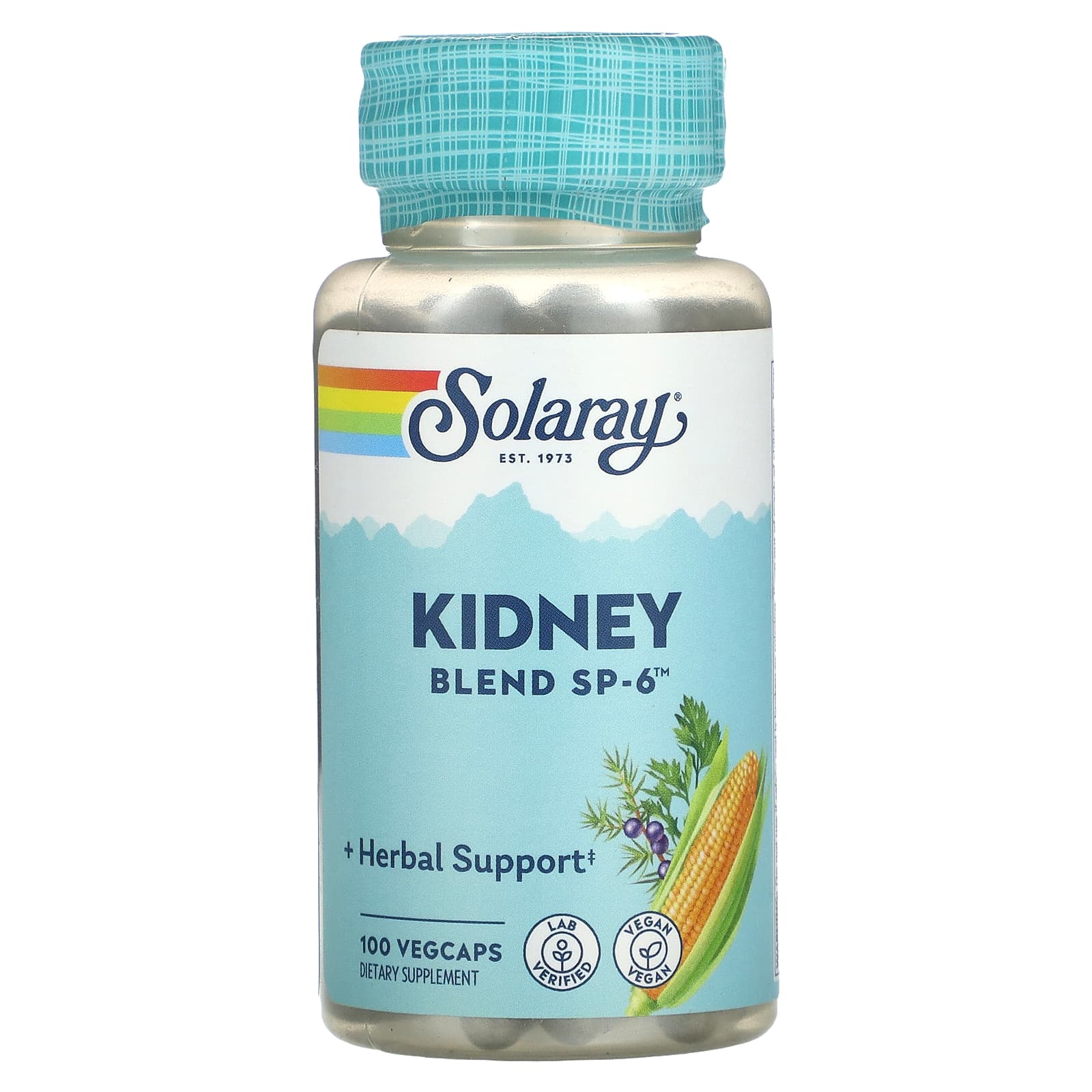 Solaray, Kidney Blend Sp-6, 100 VegCaps UPC 076280002607 | HiLife Vitamins